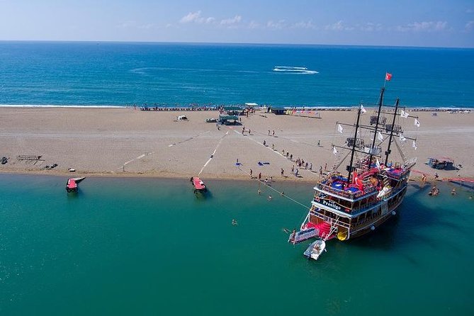 Manavgat River Cruise, Waterfalls and Market Tour from Side - Manavgat River mouth swim break: turtles, sand, and that cold-meets-warm moment