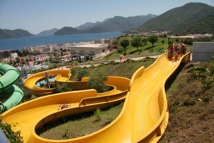 Marmaris: Aqua Dream Waterpark Entry Ticket & Hotel Transfer - Food and drink reality: no outside items, and quality can vary