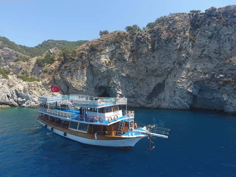 Marmaris: Boat Trip w/Lunch, Transfer & Unlimited Drinks - Lunch on Board: BBQ, Pasta, Salad, and Vegetarian Orders