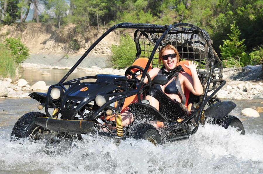 Marmaris: Buggy Safari with Water Fight & Transfer - Cleaning up after: outdoor showers, changing time, and locker reality