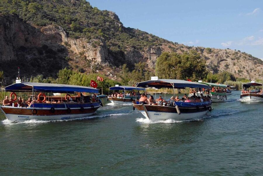 Marmaris: Dalyan Cruise, Turtle Beach & Mud Baths with Lunch - Lunch on the Boat at Dalyan: Included Food, With Paid Add-Ons