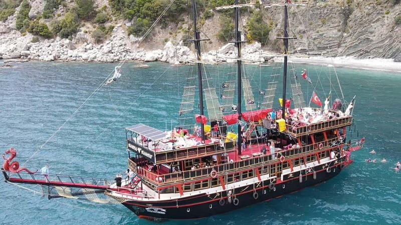 Marmaris: Family-Friendly Pirate Boat Trip with Transfers - Aquarium Bay Swimming and Snorkeling, Made Simple