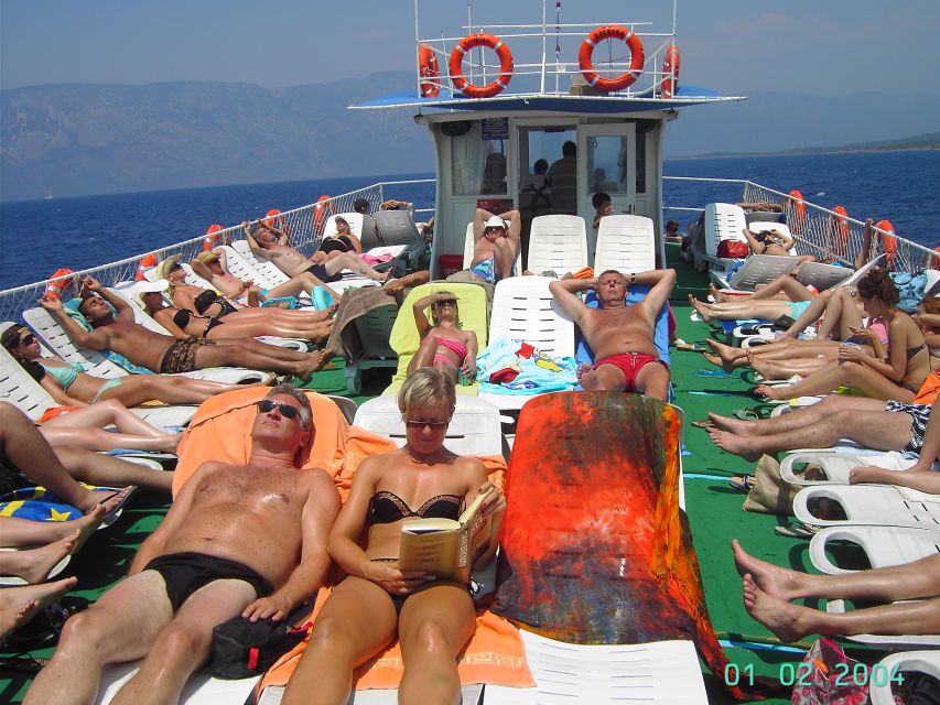 Marmaris Full-Day Boat Trip with Unlimited Soft Drinks+Lunch - Island of Paradise swim break, early and refreshing