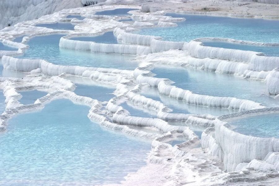 Marmaris: Pamukkale, Hot Spring, Travertines Tour with Lunch - Shopping Stops, Factories, and the One Thing to Watch Closely