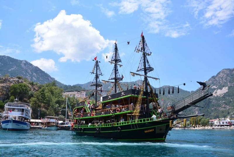 Marmaris: Pirate Cruise, Lunch, Soft Drinks - The Route: Paradise Island, Aquarium Bay, Phosphorous Cave, and the Rest