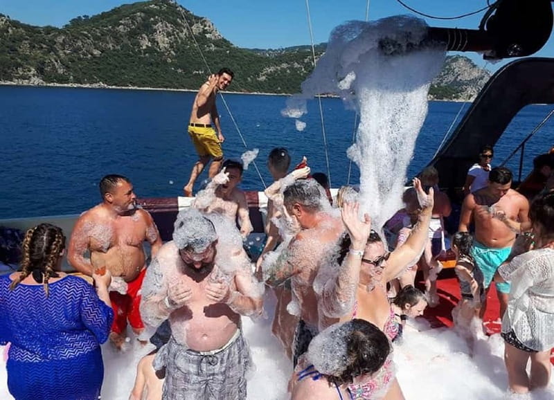 Marmaris: Pirate Cruise, Lunch, Soft Drinks - The Party Side: Disco on Two Floors and the Foam Party Question