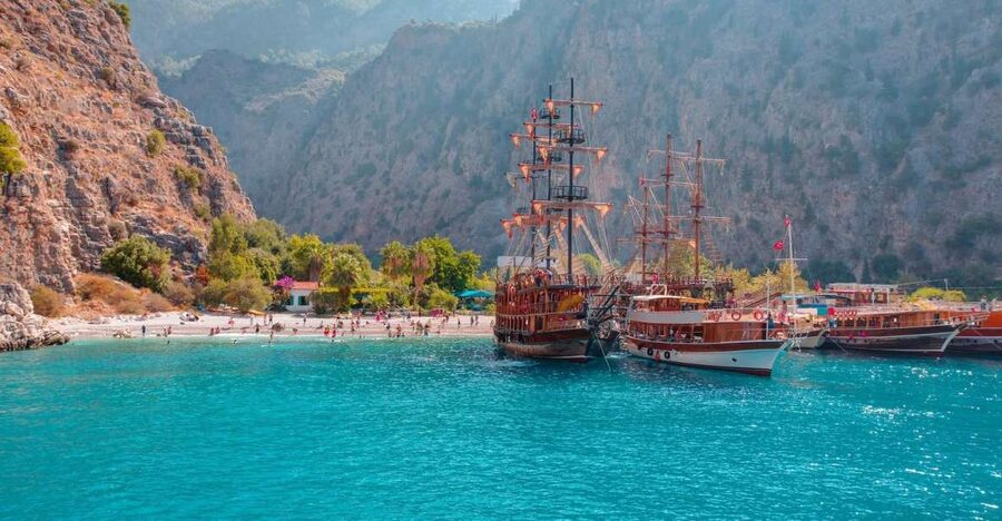 Oludeniz: Butterfly Valley, St. Nicholas Island incl. Lunch - St. Nicholas Island churches, ruins, and the climb to viewpoints