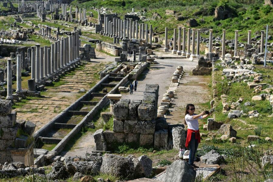 Perge, Aspendos & city of Side Full-Day Tour from Antalya - Perge: Temple of Artemis, Hellenistic Gate, and the city behind the stones