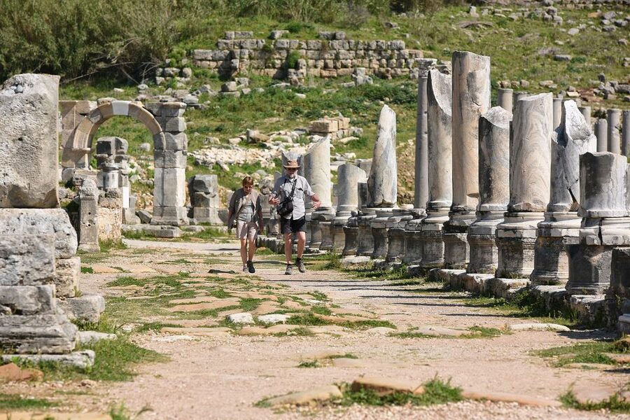 Perge, Aspendos & city of Side Full-Day Tour from Antalya - Side’s harbor ruins and the feeling of a trading empire