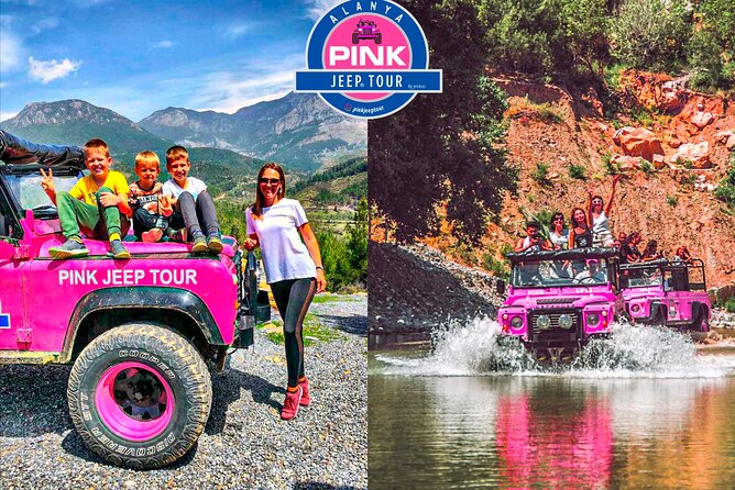 PINK JEEP TOUR - Alanya Jeep Safari - Stop 1: Dimcay river break, lunch, and the cold-water reality check