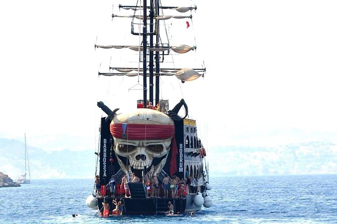 Pirate Boat Trip from Bodrum w/Lunch - Stop 2: Karaada Black Island and the hot-spring mud bath at 35°C