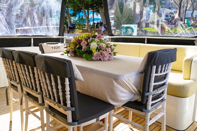 Private Bosphorus Cruise with Luxury Yacht - Dolmabahçe Palace to Çırağan Palace: the European shore opens with power