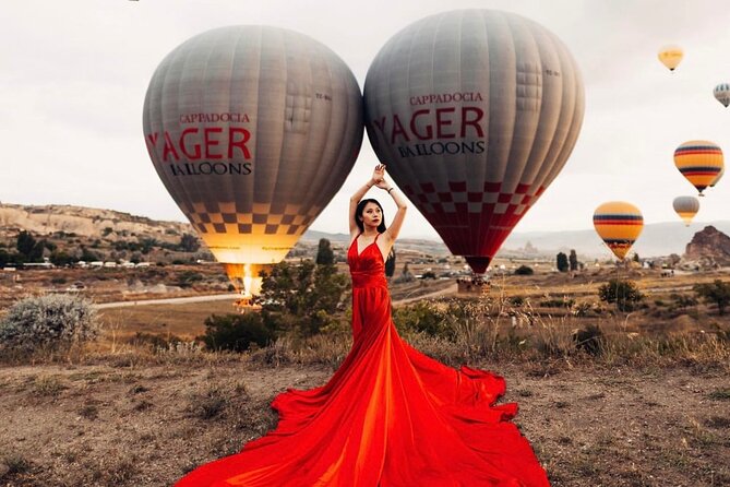Professional Photo shooting in Cappadocia. - The free dress option, and how to handle sizing calmly