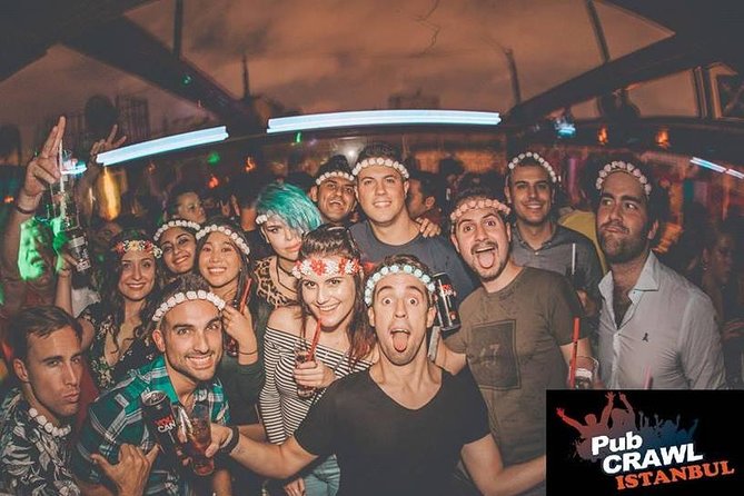 Pub Crawl Istanbul / Rooftop Clubs & Party Bus - Stop 1 near Taksim Square, why the warm-up matters