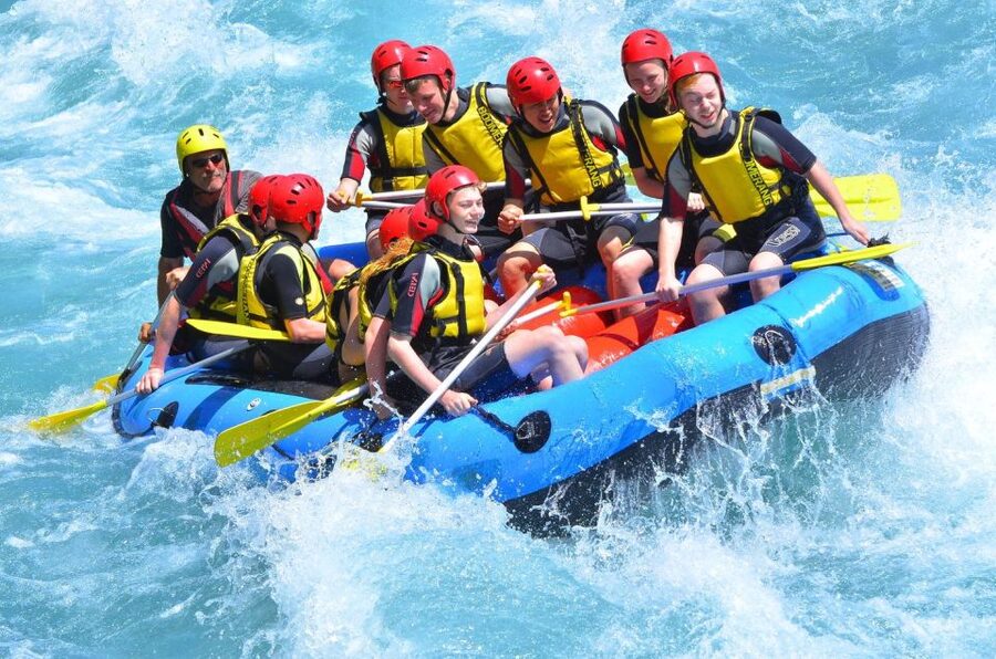 Rafting, Canyoning & Zipline, : 3-in-1 Adrenaline Tour - Zipline on the Köprüçay: harness up, then enjoy the view