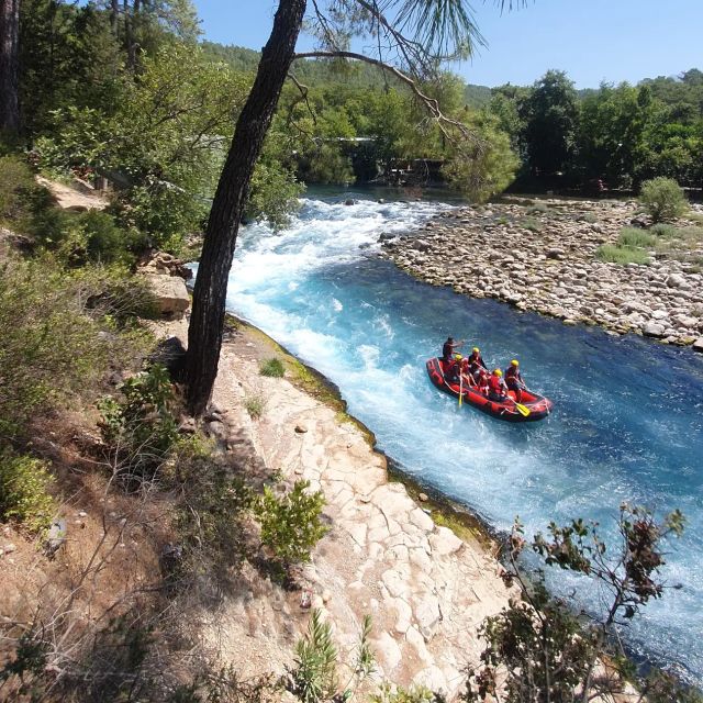 Rafting, Canyoning & Zipline, : 3-in-1 Adrenaline Tour - Köprüçay whitewater rafting: medium class 3, real river time
