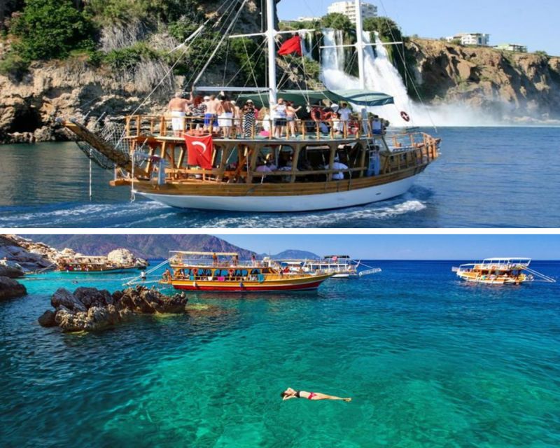 Relax Boat Tour in Antalya with Lunch, Swim & Waterfalls - Sea Turtles and Mediterranean Dolphins: How Realistic Is It?