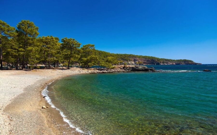 Relaxing Boat Trip with Lunch and Drinks - Phaselis ruins in the bay, what you’ll actually see on the main street