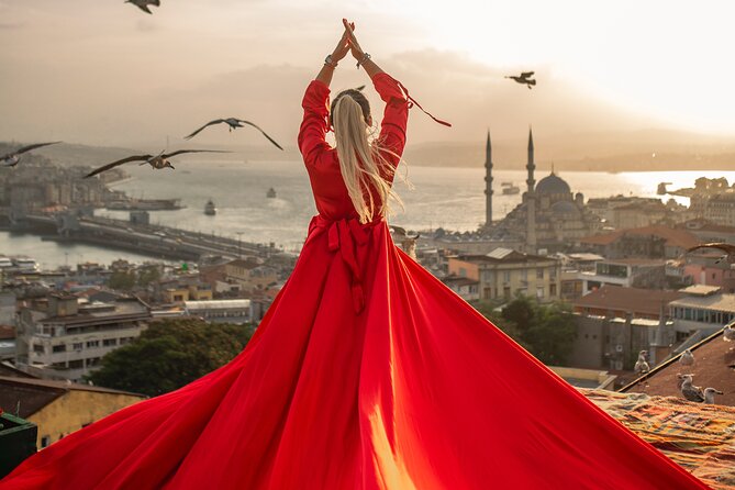 Rooftop Flying Dress Photo Shoot in Istanbul - What to bring, what to wear, and how to avoid common hiccups