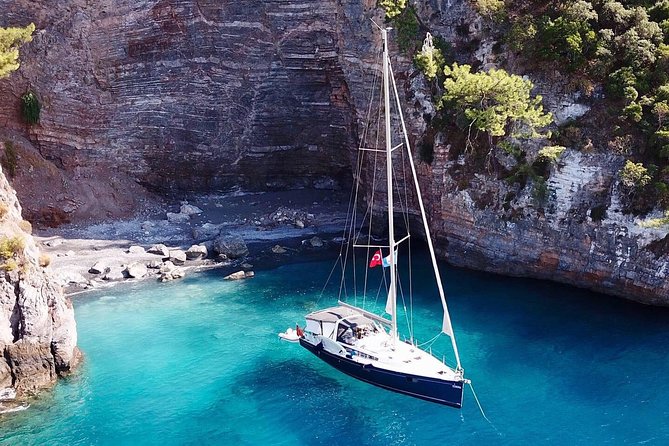 Sailing Day Tour with skipper and private chef in Kas Islands - Stop 4: Ufakdere Bay, fresh fruit, and another calm swim window
