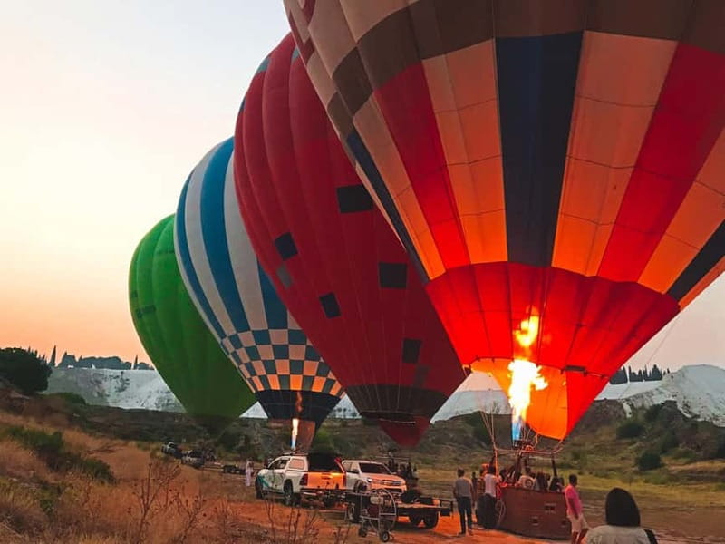 Side/Alanya: Pamukkale Hot Air Balloon Flight w/Lunch - Lunch, Shop Stops, and Realistic Food Expectations