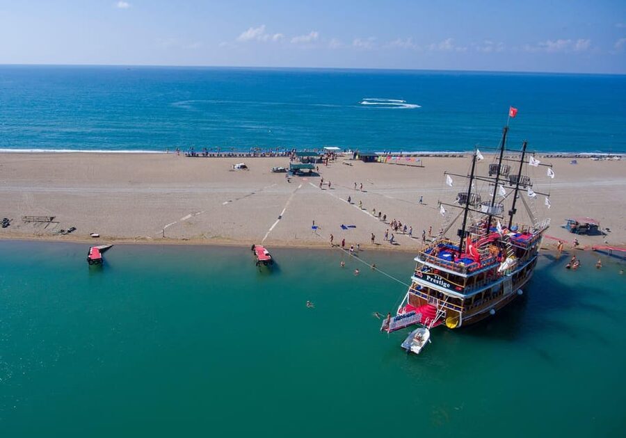 Side: Dolphin Island Boat Trip with Lunch & Unlimited Drinks - Foam party, music, and pirate-boat entertainment: fun, loud, and very kid-friendly