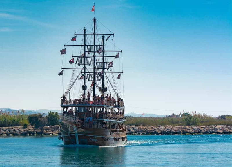 Side: Dolphins Island Cruise with Swimming Stops and Lunch - Route options: Side one day, Alanya direction another