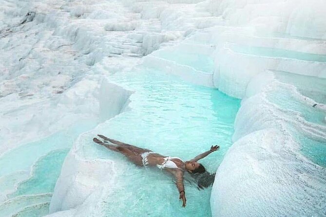 Side Express Pamukkale &Hierapolis Day Trip w/Lunch & Pickup - 3 hours free time at Pamukkale: where the magic happens