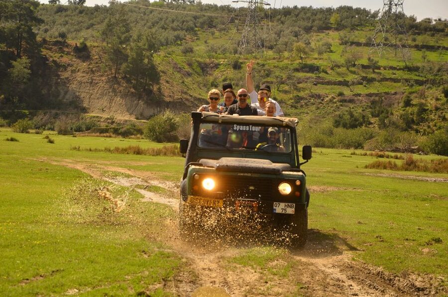 Side: Green Canyon and Waterfall Jeep Safari with Lunch - Green Lake Restaurant lunch and your real swim time