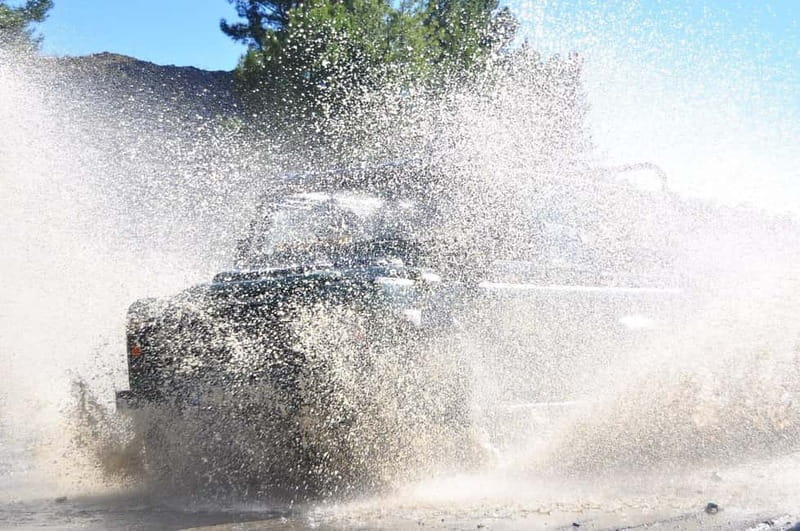 Side: Jeep Safari Adventure with Lunch at Green Lake - Off-road Jeep driving: fun, safety, and the water-and-dust reality