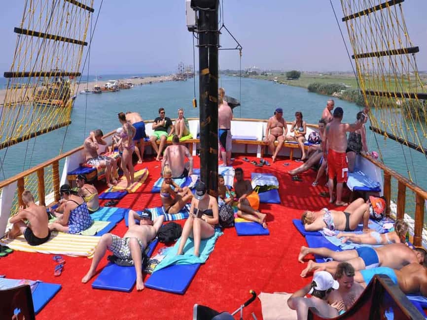 Side: Manavgat Boat, Bazaar, & Waterfall Day Trip with Lunch - From Antalya Resorts to the Manavgat River: Pickup and Timing