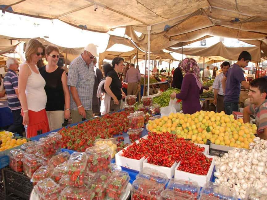 Side: Manavgat Boat, Bazaar, & Waterfall Day Trip with Lunch - Lunch on the Boat With Soft Drinks Included