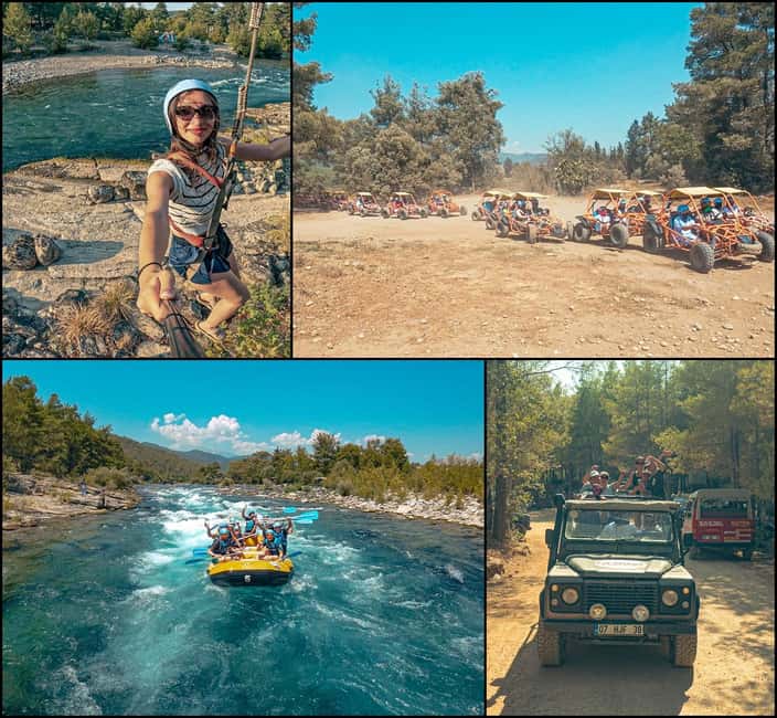 Side: Outdoor Adventure: Rafting, Jeep & Quad w/Lunch - Entering Köprülü Canyon From Side: The Big-Adventure Setup