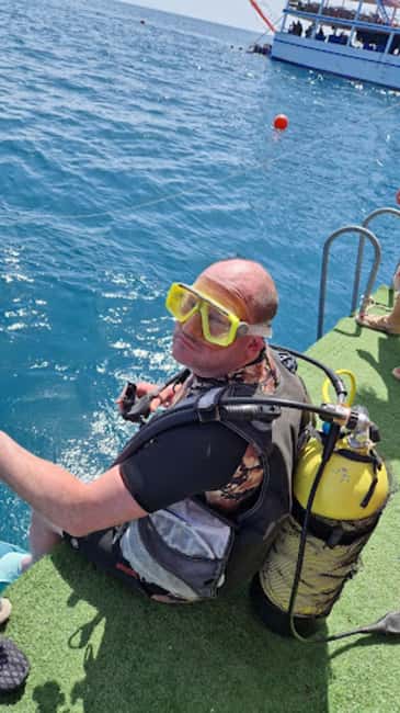Side: Scuba Diving with Expert Diving Option - Snorkeling breaks and using the sun deck well