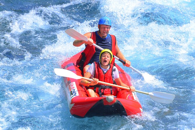 "Side: Whitewater Rafting Fun at Koprulu Canyon" - Optional Cano And Zip Wire Add-Ons
