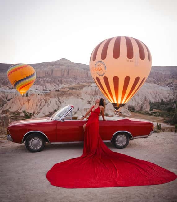 Sunrise Balloon Viewing with Classic Car –Magical Cappadocia - Pickup and the classic car ride, your morning gets off to a calmer start