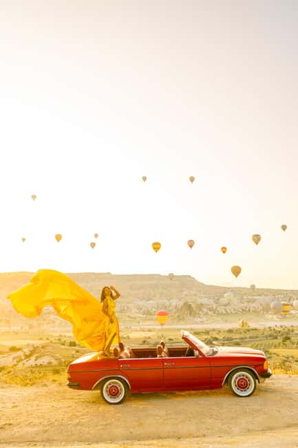 Sunrise Balloon Viewing with Classic Car –Magical Cappadocia - The photographer and what you can realistically expect from the photos