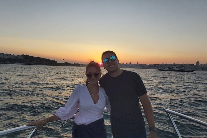 Sunset Cruise on Luxury Yacht with Transfers - Bosphorus Bridge at night-light time: the famous Istanbul connection