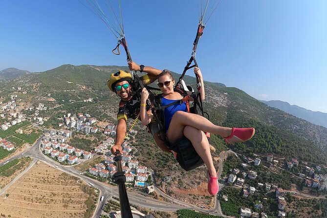 Tandem Paragliding in Alanya, Antalya Turkey with a Licensed Guide - Pickup, meeting point, and the van ride to launch