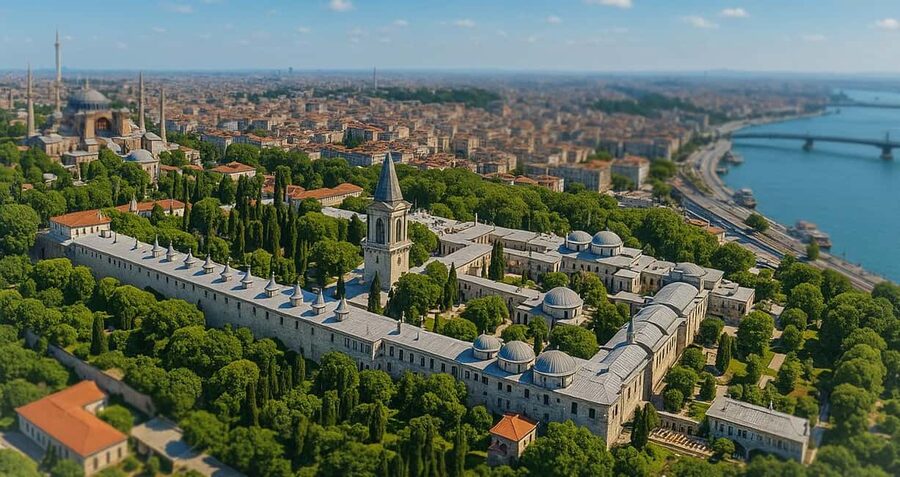 Topkapi Palace and Harem Skip-the-Line-Tickets & Audio Guide - Topkapi Palace Grounds: Courtyards, Pavilions, and the Bosphorus Views