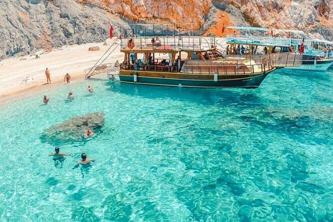 ''Turkish Maldives'' Boat trip Adrasan-Suluada island from Antalya - On the boat: what the yacht experience feels like