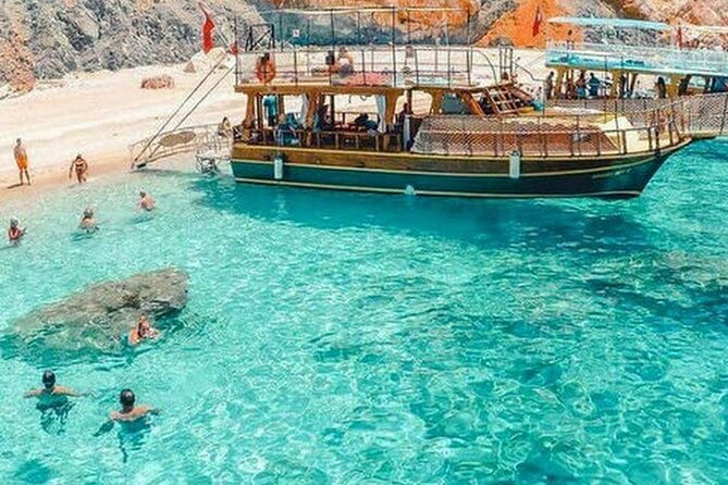 Turkish Maldives Suluada boat Tour with lunch from Antalya - American Bay: lunch onboard plus a second chance to swim