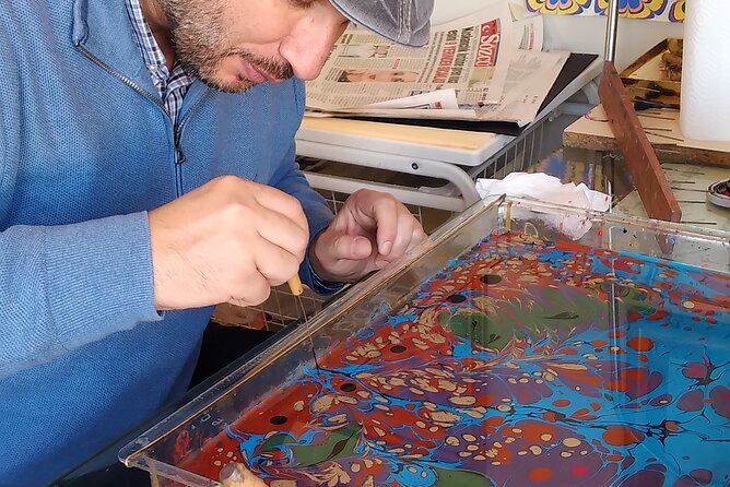 Turkish Marbling Paper Art Workshop - The Ebru techniques you practice, and why they matter