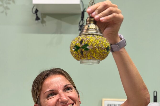 Turkish Mosaic Lamp Workshop in Antalya Near Old Town - Choosing Colors and Figures Without Getting Stuck