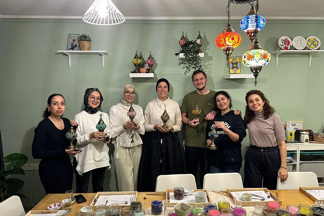 Turkish Mosaic Lamp Workshop in Antalya Near Old Town - What You Actually Take Home, LED Included