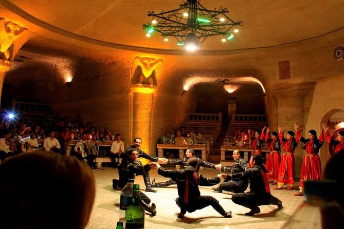 Turkish Night at Cave Restaurant with Dinner and Unlimited Drinks - The Dance Show: Folk Dances, Belly Dance Spotlight, and Optional Participation