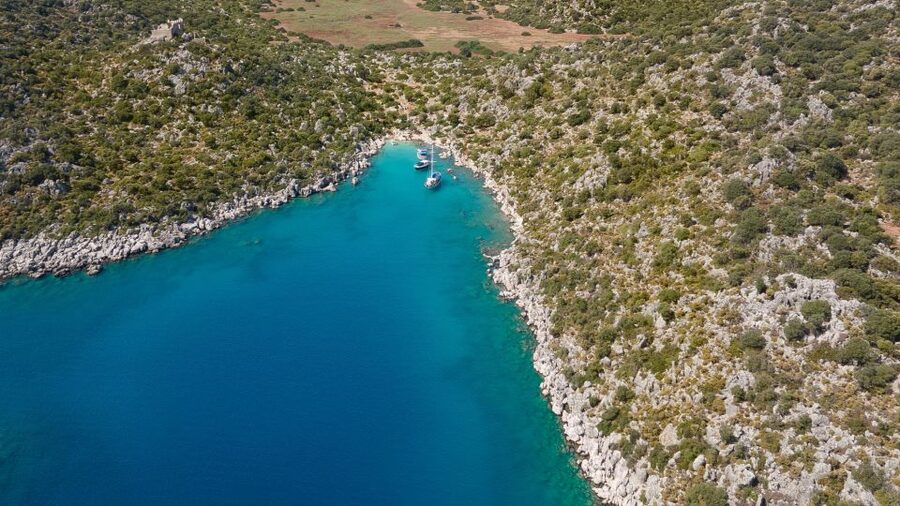 Ucagiz: Day Trip to Kekova by Boat - Burç Bay and the cooling effect of natural springs
